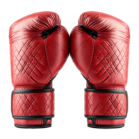 Boxing gloves on isolated transparent background png