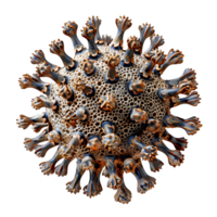 Virus on isolated transparent background png