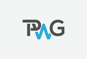 NEW BEST PWG creative initial latter logo.PWG abstract.PWG latter Design. vector