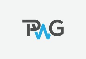 NEW BEST PWG creative initial latter logo.PWG abstract.PWG latter Design. vector