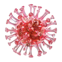 Virus on isolated transparent background png