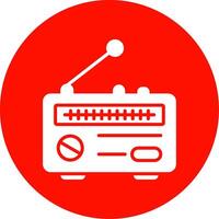 Radio Multi Color Circle Icon vector