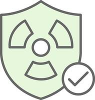 Safety Nuclear Fillay Icon Design vector