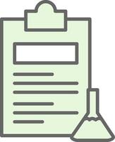 Experiments Fillay Icon Design vector