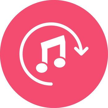 recargar multi color circulo icono vector