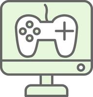 Game Development Fillay Icon Design vector