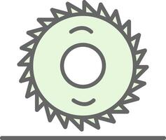 Circular Saw Fillay Icon Design vector