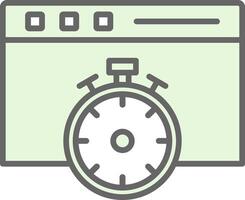 Fast Access Fillay Icon Design vector