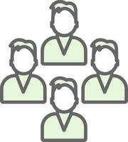 TeamFillay Multi Circle Fillay Icon Design vector