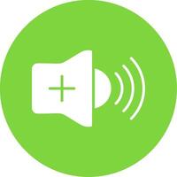 Volume Multi Color Circle Icon vector