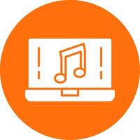 Music Multi Color Circle Icon vector