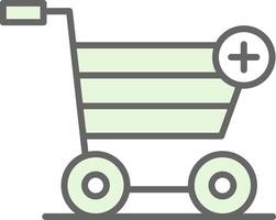 Add to Cart Fillay Icon Design vector