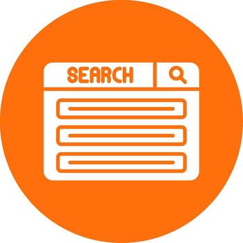 Browser Multi Color Circle Icon vector