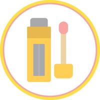 Concealer Flat Circle Icon vector