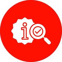 information Multi Color Circle Icon vector