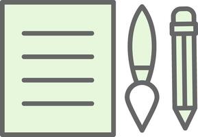 Edit Tools Fillay Icon Design vector