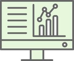 Dashboard Fillay Icon Design vector