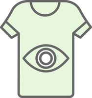 T Shirt Fillay Icon Design vector