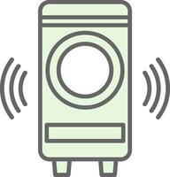 Woofer Fillay Icon Design vector