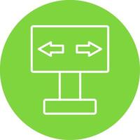 Signaling Multi Color Circle Icon vector