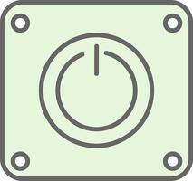 Power Fillay Icon Design vector
