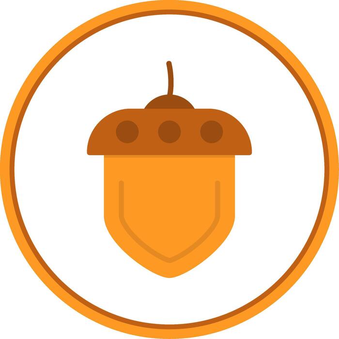 Acorn Badge Vector Art, Icons, and Graphics for Free Download