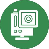 Gopro Multi Color Circle Icon vector