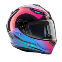 motorbike helmet on isolated transparent background png