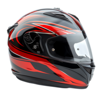 motorbike helmet on isolated transparent background png