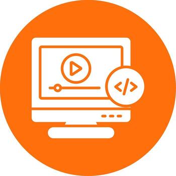 Metadata Multi Color Circle Icon vector