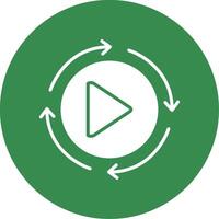Rotation Multi Color Circle Icon vector