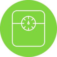 Weight Scale Multi Color Circle Icon vector