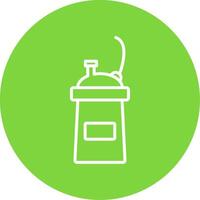 Protein Shake Multi Color Circle Icon vector