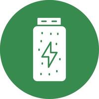 Battery Status Multi Color Circle Icon vector