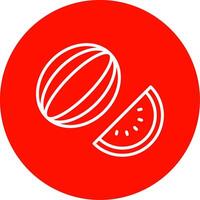 Watermelon Multi Color Circle Icon vector