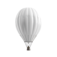 3d air balloon on isolated transparent background png