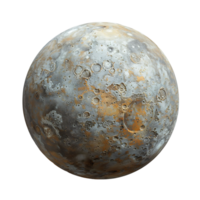 Mercury planet on isolated transparent background png