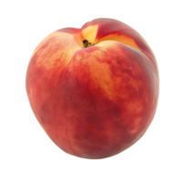 Peach fruit on isolated transparent background png