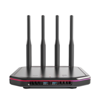 Wifi router Aan geïsoleerd transparant achtergrond png