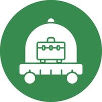Cart Multi Color Circle Icon vector