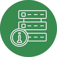 Information Multi Color Circle Icon vector