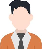 Man Flat Circle Icon vector