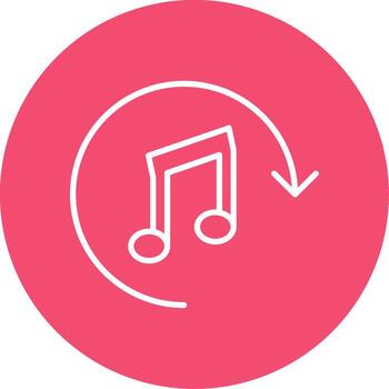 recargar multi color circulo icono vector