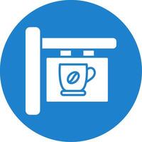 café señalización multi color circulo icono vector