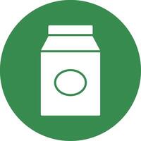 Milk Multi Color Circle Icon vector