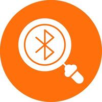 Bluetooth Multi Color Circle Icon vector