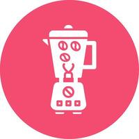 Coffee Grinder Multi Color Circle Icon vector