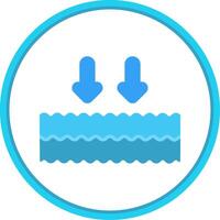 Arrows Flat Circle Icon vector