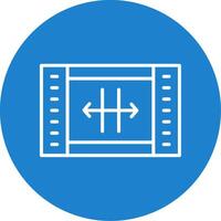 Resize Multi Color Circle Icon vector
