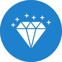 diamante multi color circulo icono vector